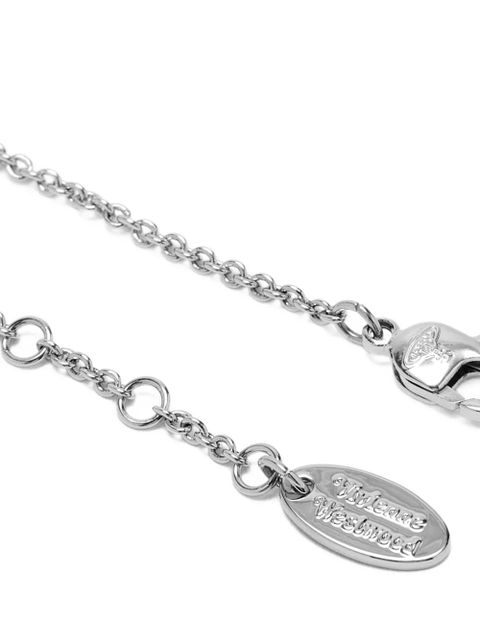 Vivienne Westwood orb enamel bracelet - Silver
