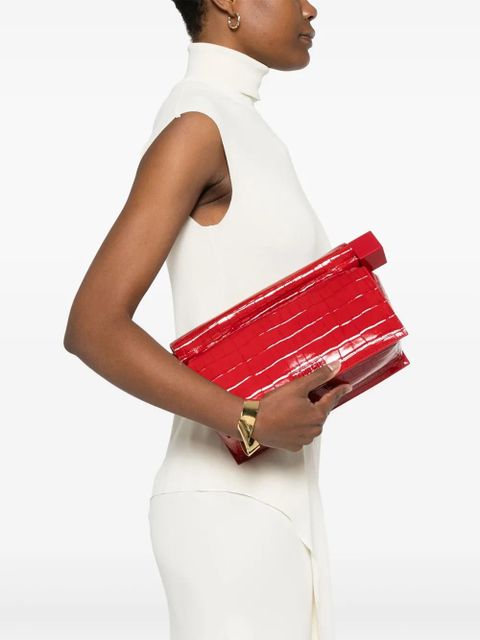 Jacquemus La Pochette Rond clutch bag - Red - zdjęcie produktu nr 2