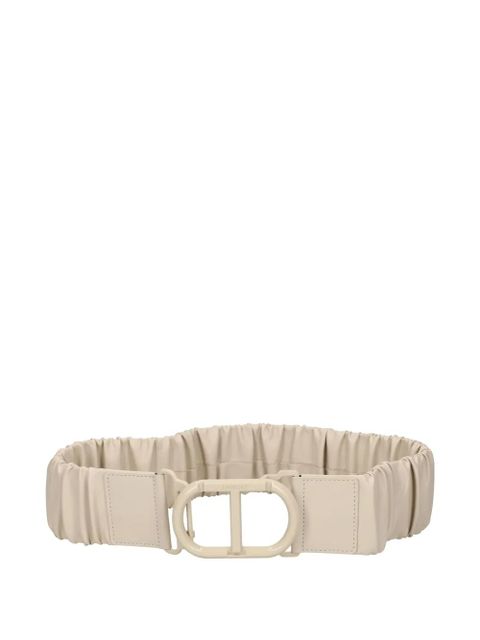 TWINSET pleated buckle belt - Neutrals - zdjęcie produktu nr 1