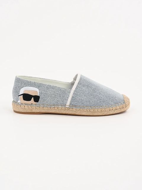 Karl Lagerfeld espadryle KAMINI kolor niebieski KL80111D - zdjęcie produktu nr 1