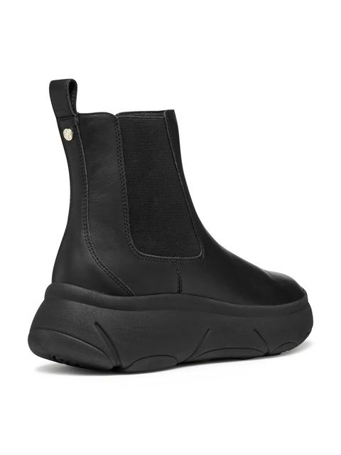 Geox sztyblety skórzane D NEBULA 2.0 X damskie kolor czarny na platformie D56NHB 00085 C9999 - zdjęcie produktu nr 2