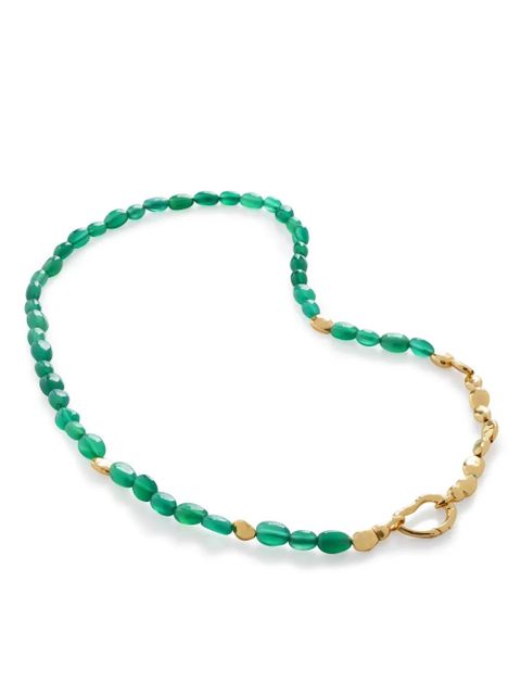 Monica Vinader Rio onyx beaded necklace - Green - zdjęcie produktu nr 1