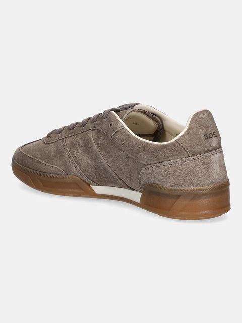 BOSS sneakersy zamszowe Brenta damskie kolor brązowy 50536645 - zdjęcie produktu nr 2