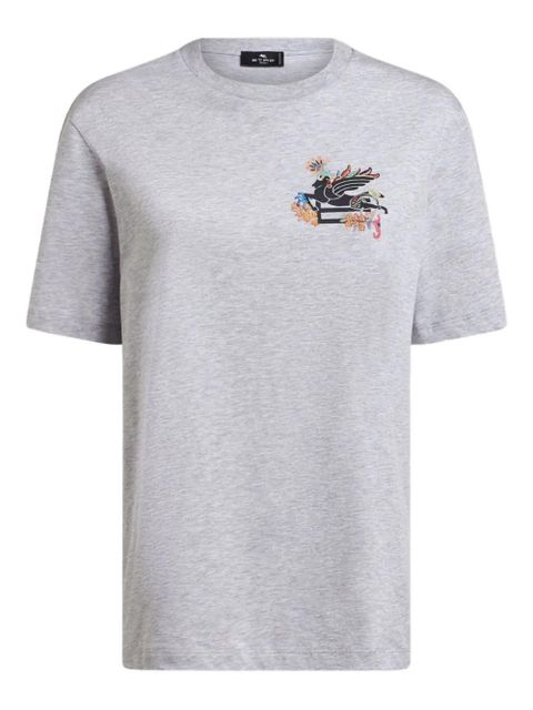 ETRO Pegaso-motif T-shirt - Grey - zdjęcie produktu nr 1