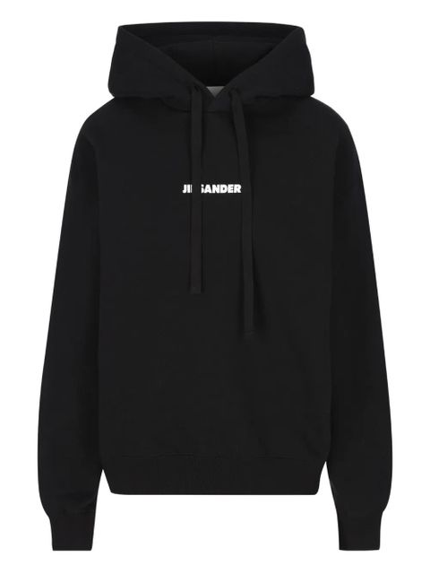 Jil Sander drawstring hoodie - Black - zdjęcie produktu nr 1