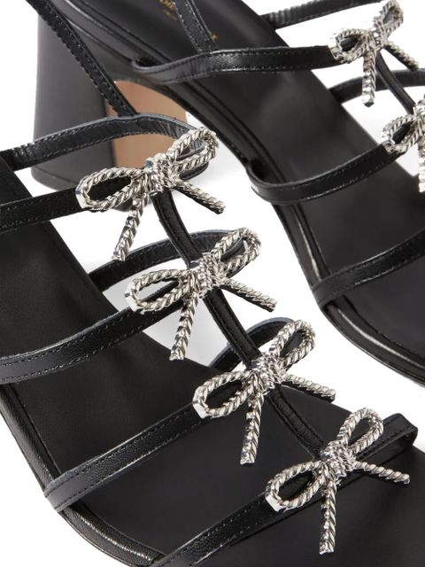 Claudie Pierlot bow-detail strap sandals - Black
