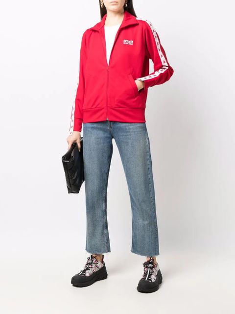 Golden Goose star-print two-tone bomber jacket - Red - zdjęcie produktu nr 2