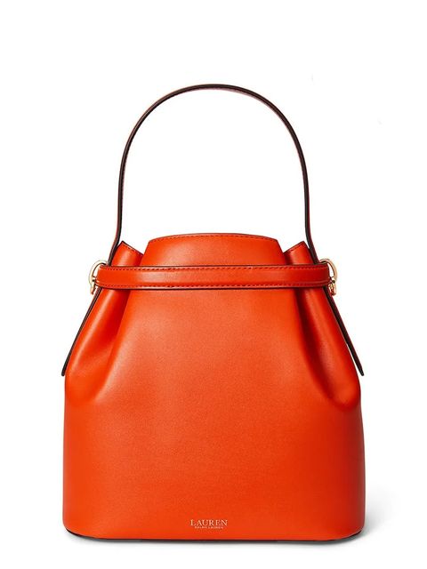 Lauren Ralph Lauren torebka skórzana kolor czarny 431982787