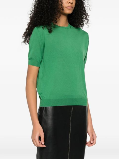 Prada round-neck short-sleeve T-shirt - Green