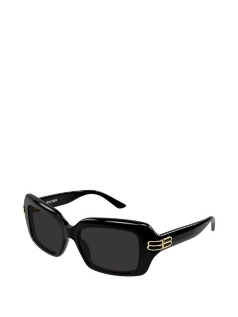 Balenciaga Eyewear logo-detail sunglasses - Black - zdjęcie produktu nr 2