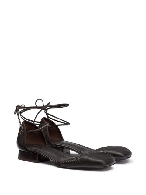 LEMAIRE Micro ballet flats - Black
