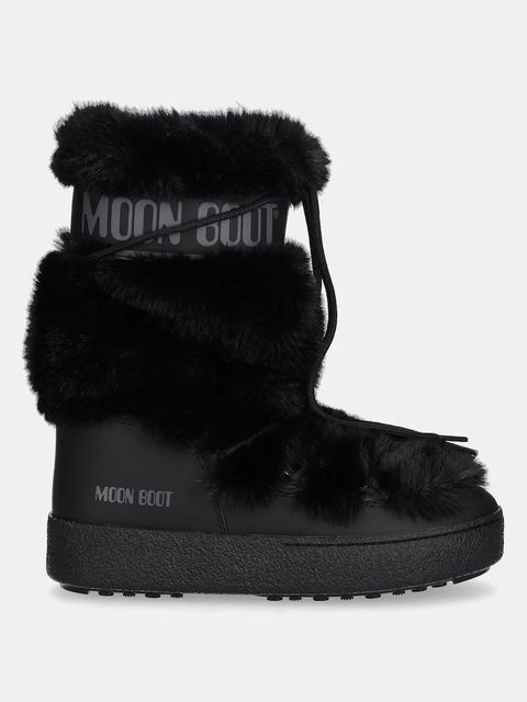 Moon Boot śniegowce MB LTRACK FAUX FUR HIGH WP kolor czarny 80D2450210 N001