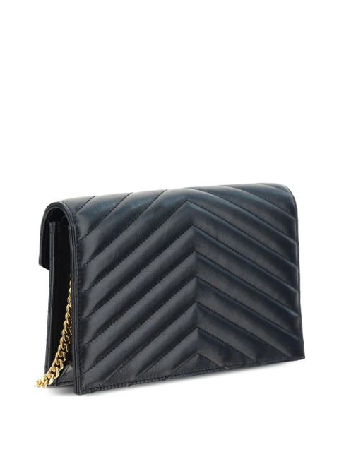 Saint Laurent envelope chain wallet - Black - zdjęcie produktu nr 2