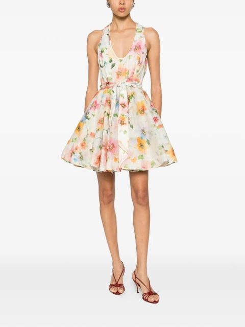 ZIMMERMANN Alchemy floral-print mini dress - White - zdjęcie produktu nr 2