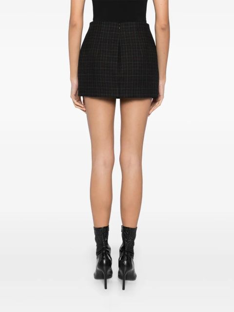 WARDROBE.NYC contour mini skirt - Black