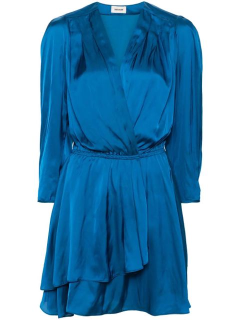Zadig&Voltaire Rogers satin mini dress - Blue - zdjęcie produktu nr 1