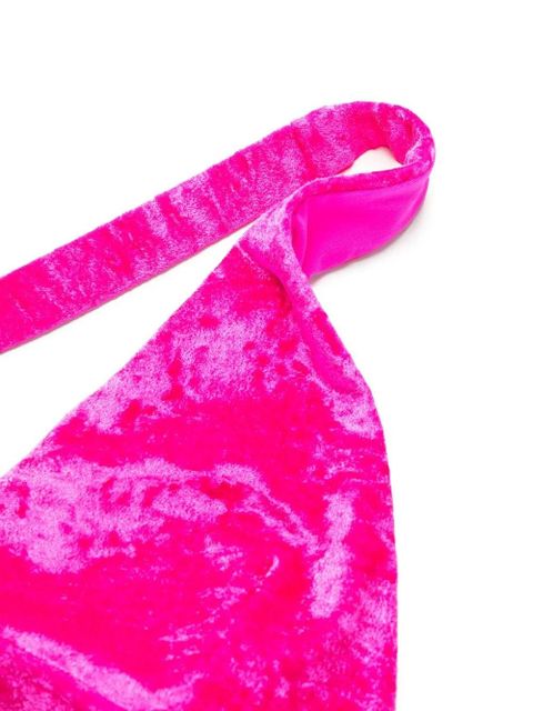 Versace Medusa plaque triangle bikini top - Pink - zdjęcie produktu nr 2