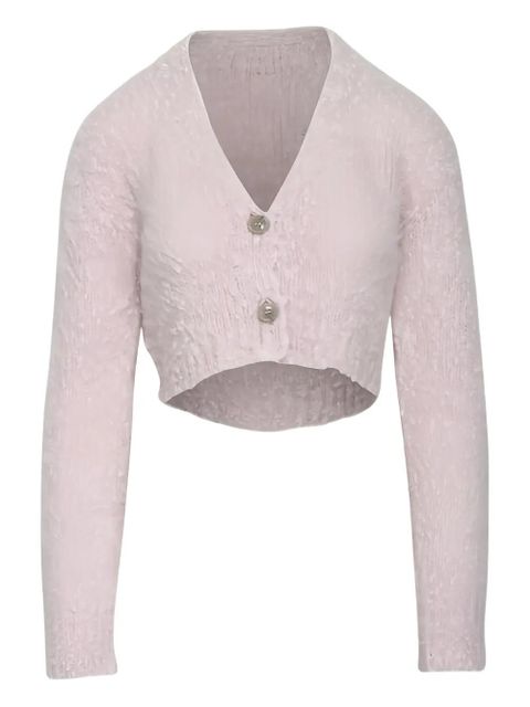 Marni button-down cropped cardigan - Pink - zdjęcie produktu nr 1