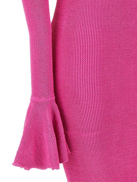 ROTATE BIRGER CHRISTENSEN x Reina Olga crinkled mini dresse - Pink