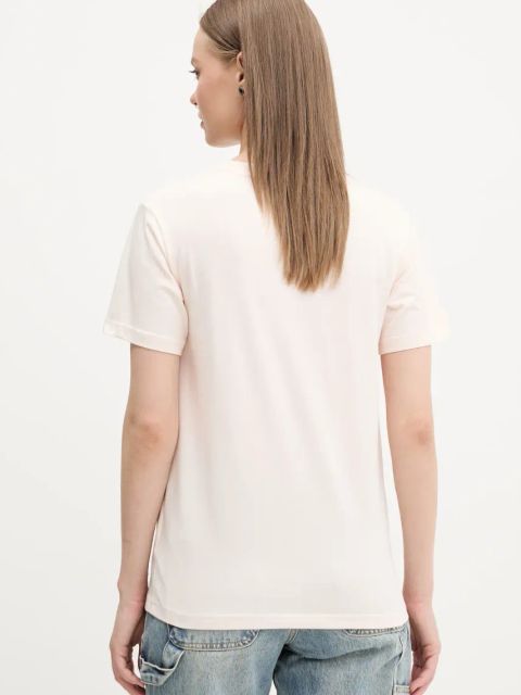 Converse t-shirt bawełniany damski kolor różowy 10027386-A02