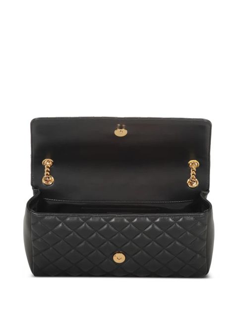 Versace quilted crossbody bag - Black