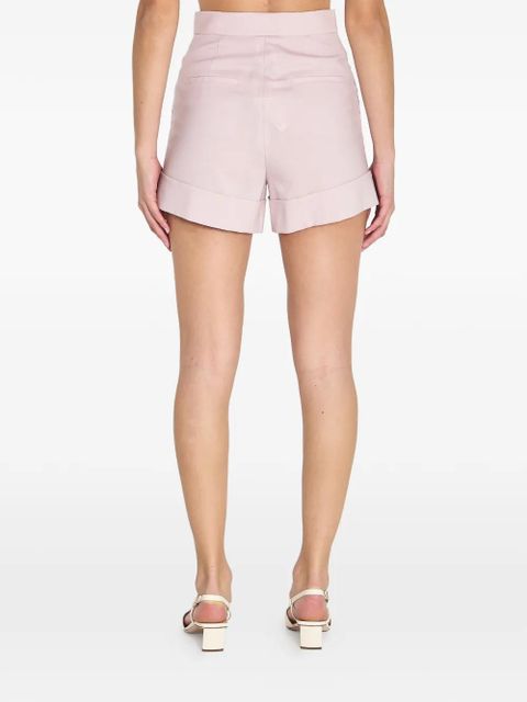 Max Mara Celebre turn-up shorts - Pink