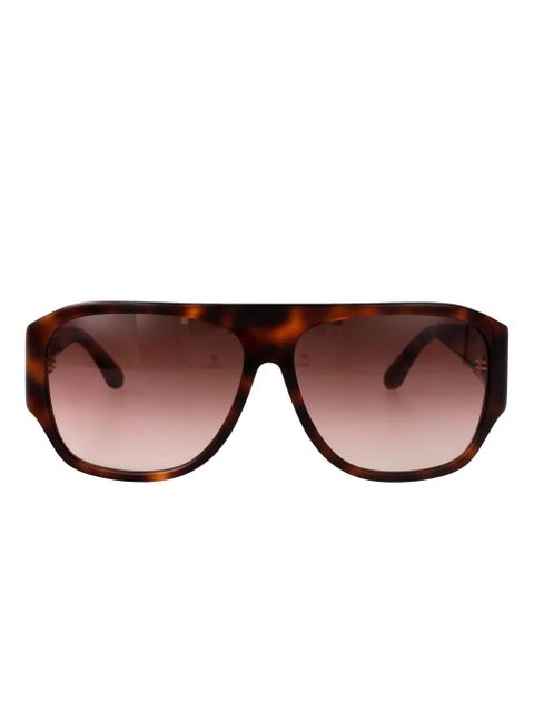 Isabel Marant Eyewear geometric-frame sunglasses - Brown - zdjęcie produktu nr 1