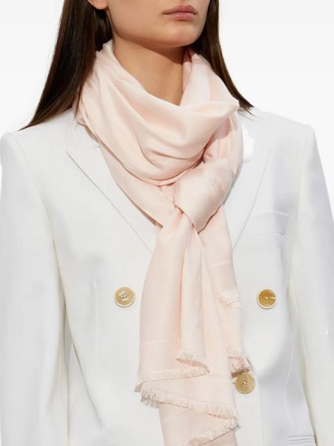 Givenchy fringed scarf - Pink