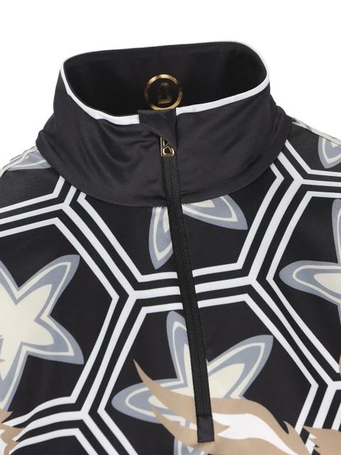BOGNER Amira graphic-print zip top - Black