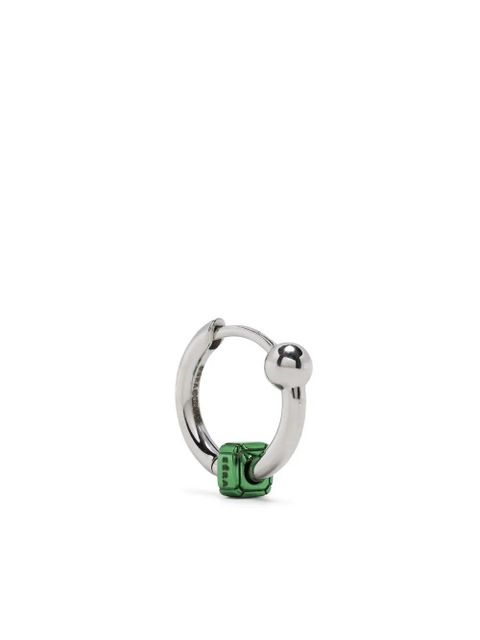 EÉRA 18kt white gold Square mini hoop earring - Silver - zdjęcie produktu nr 1