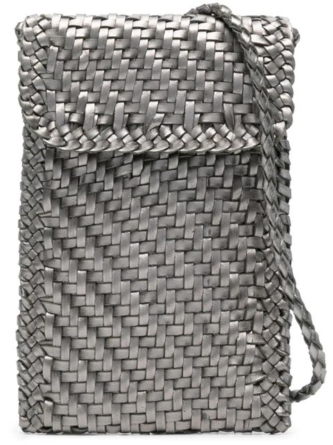 DRAGON DIFFUSION leather phone bag - Green