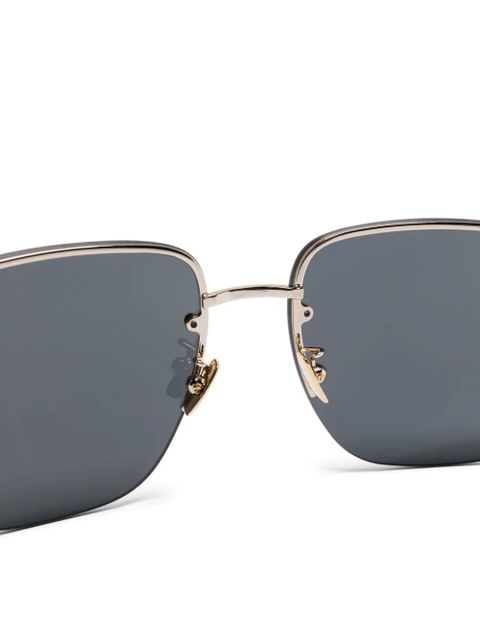 Saint Laurent Eyewear square-frame sunglasses - Gold