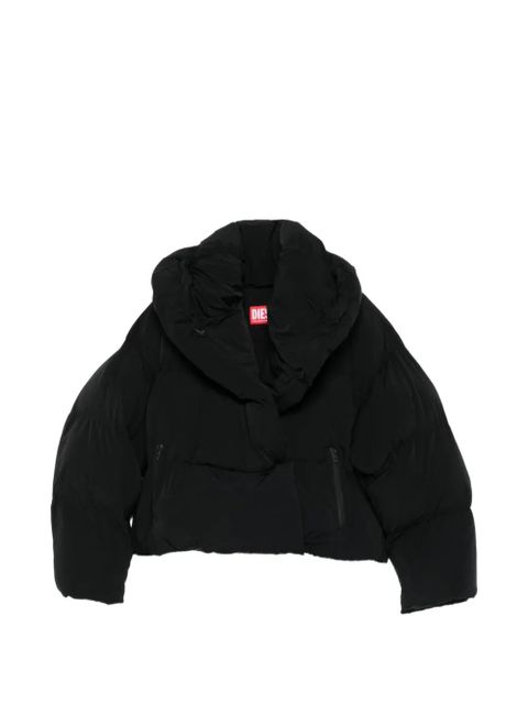 Diesel quilted high-neck jacket - Black - zdjęcie produktu nr 1
