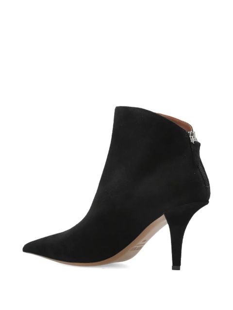 Paris Texas 105mm Jessica pointed-toe suede ankle boots - Black