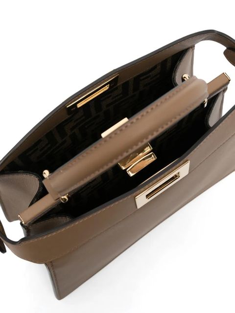 FENDI medium Peekaboo ISeeU crossbody bag - Brown - zdjęcie produktu nr 2