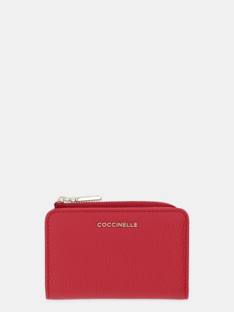 Coccinelle portfel skórzany damski kolor czerwony E2 MW5 17 01 01 - zdjęcie produktu nr 1