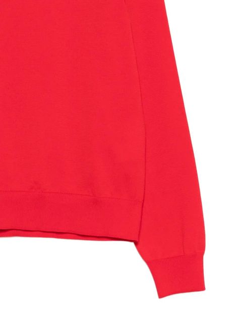 Comme Des Garçons ribbed crewneck sweater - Red