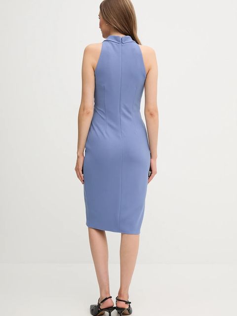 Sandro Ferrone sukienka kolor niebieski midi dopasowana S18XBESAY