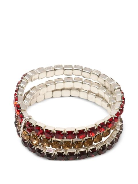 ISABEL MARANT crystal-embellished bracelet - Silver - zdjęcie produktu nr 1