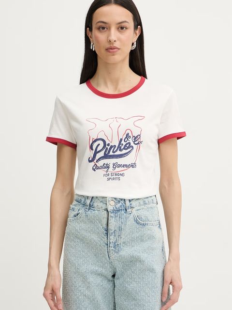 Pinko t-shirt damski bawełniany - zdjęcie produktu nr 1
