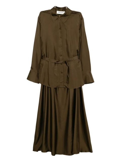 Róhe silk gilet-dress - Brown - zdjęcie produktu nr 2