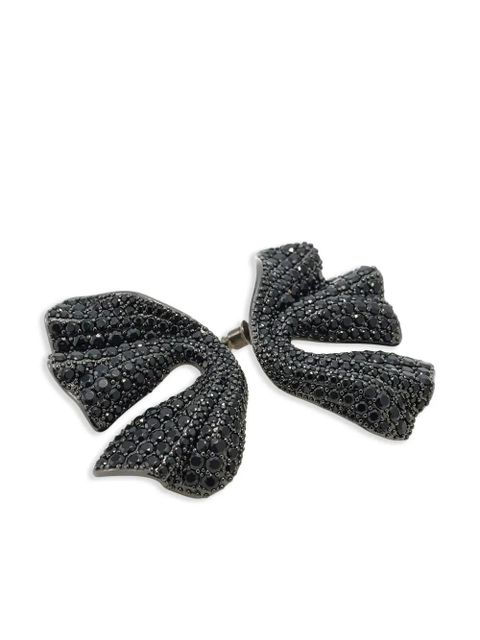 Ferragamo Drape earrings - Black