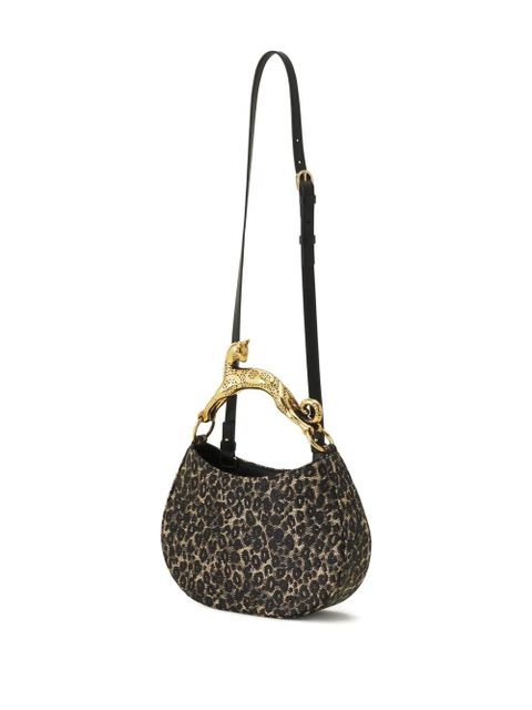 Lanvin animal-print mini bag - Black