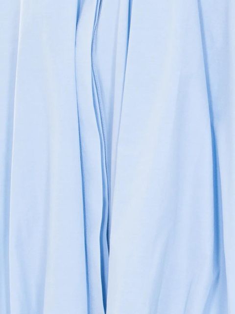 Eleh button balloon-effect shirt - Blue