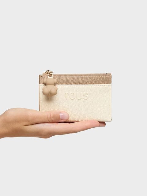 Tous portfel Audree damski kolor beżowy 2002361501