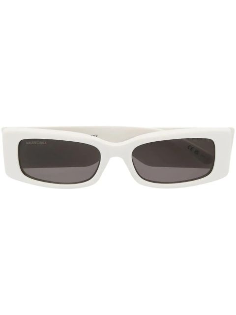 Balenciaga Eyewear rectangle-frame tinted sunglasses - White - zdjęcie produktu nr 1