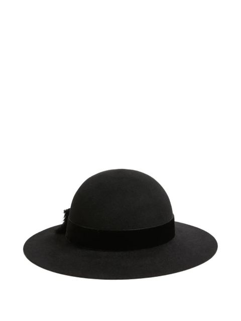 Valentino Garavani Vlogo Signature bow hat - Black