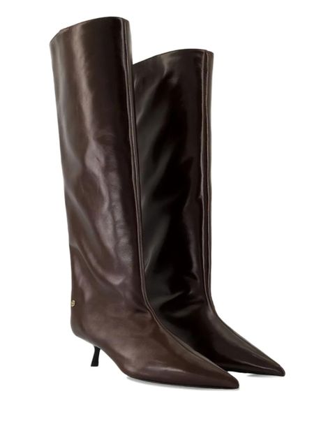 ANINE BING Tall Hilda point-toe boots - Brown - zdjęcie produktu nr 2