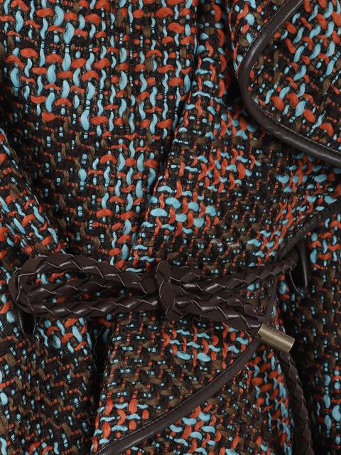 ETRO patterned cape - Brown