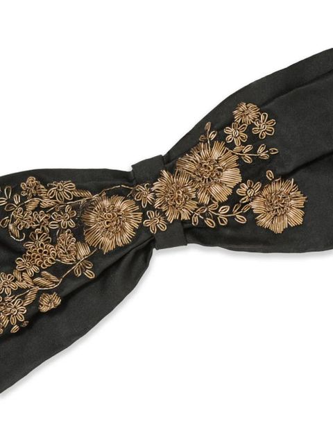 Jennifer Behr Safina floral headband - Black